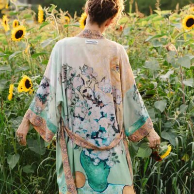 I Paint My Dream Opera Robe Duster Kimono