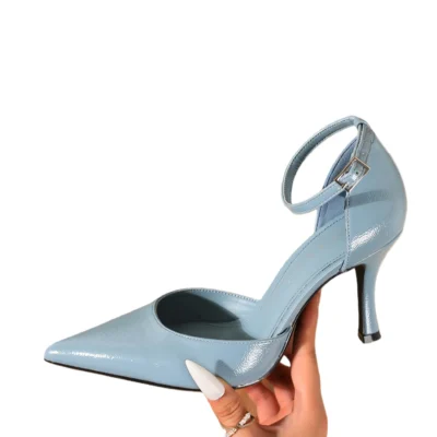 2026 Summer New Sexy Pointed Strap Ladies High Heels Stiletto Elegant Party Dance Lace-up Ladies Sandals